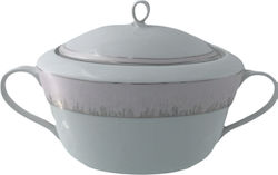 Porcelain Soup Tureen "Aslanis Pink" - 3000ml