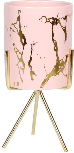Keskor Plant Pot Ceramic Rose Gold