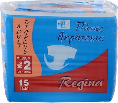 Regina Incontinence Diapers No2 Medium 15pcs