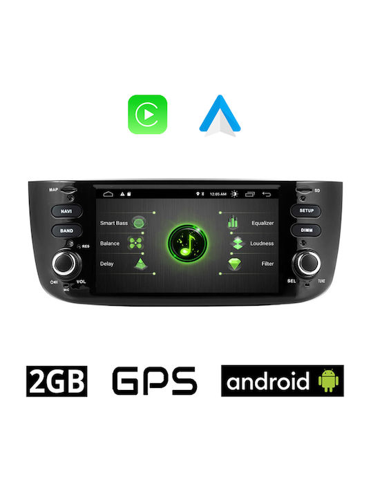 Car Audio System for Fiat Grande Punto / Punto Evo 2012+ (Bluetooth/USB/WiFi/GPS) with Touch Screen 6"