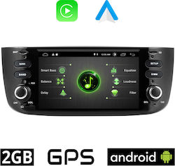 Car-Audiosystem für Fiat Großer Punkt / Punto Evo / Punkt 2012+ (Bluetooth/USB/WiFi/GPS) mit Touchscreen 6"
