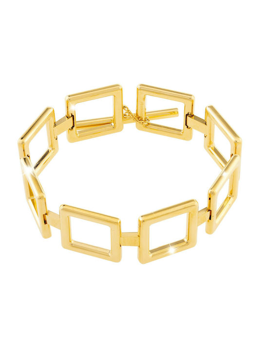 Rebecca Bracelet Ludi made of Steel Gold Plated