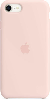 Apple Silicone Case Umschlag Rückseite Silikon Chalk Pink (iPhone SE 2022/2020/8/7) MN6G3ZM/A