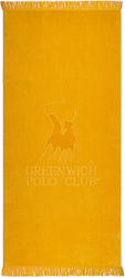 Greenwich Polo Club Πετσέτα Θαλάσσης Κίτρινη 170x70εκ.