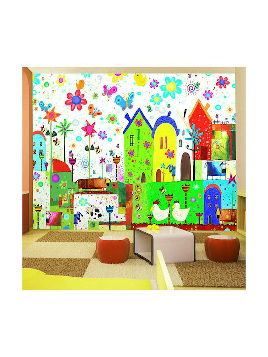 Polihome Kids Wallpaper Fabric Happy Farm L400xH280εκ.