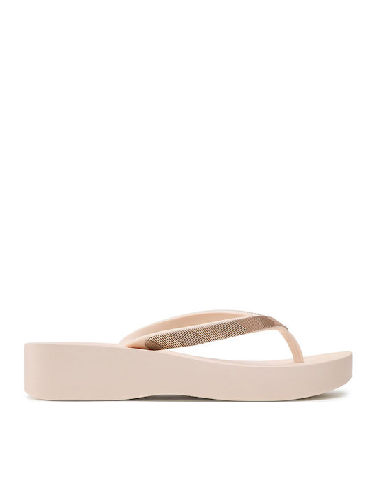 Ipanema Frauen Flip Flops mit Plattform in Beig...