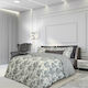Greenwich Polo Club Duvet Cover Set Cotton Single with Pillowcase 160x240 2117 Grey / Cream