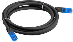 Lanberg PCF6A-10CC-0150-BK S/FTP Cat.6a Network Cable Ethernet 1.5m Black