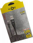 Regulär USB 2.0 auf Micro-USB-Kabel Schwarz 2m (S-58) 1Stück
