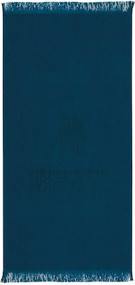 Greenwich Polo Club Πετσέτα Θαλάσσης Μπλε 170x80εκ.