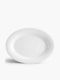 Ionia Oval Porcelain Serving Platter Plus White 38cm