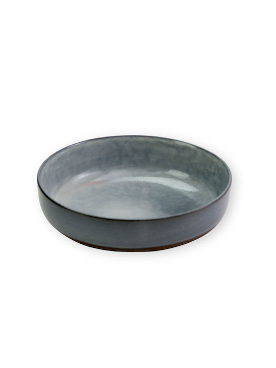 Viosarp Servierschüssel Rund Keramik Grey mit Durchmesser 17.5cm