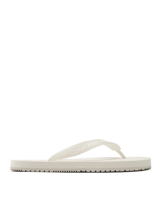 Calvin Klein Șlapi Eggshell