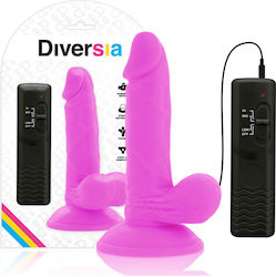 Diversia Flexible Vibrating Dildo Purple