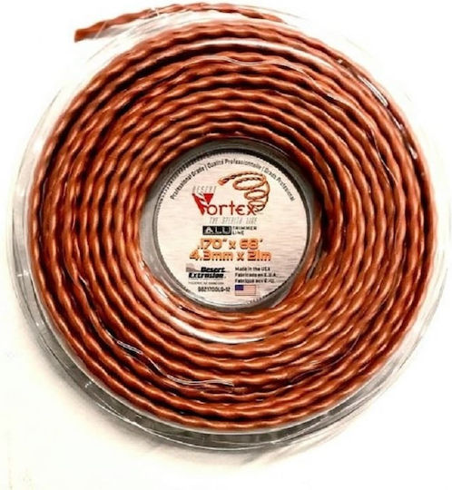 Vortex Aluminum Square Twist Brush Cutter Trimmer Line 3.3mm 36m 204-419