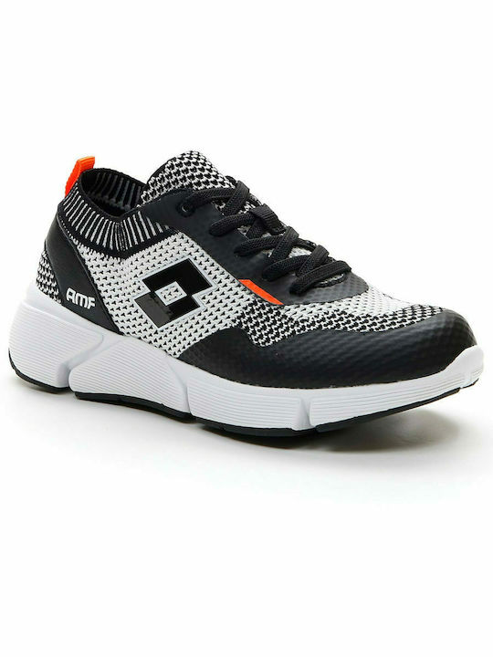 Kids Sports Shoes Running with Laces Black