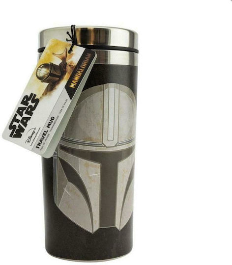 Paladone Travel Mug Ποτήρι Θερμός Ανοξείδωτο 450ml Μαύρο με Επιστόμιο