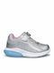 Spectrolite Παιδικά Sneakers Ανατομικά με Σκρατς Ασημί