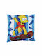 Das Home Kids Decorative Pillow The Simpsons Bart Blue 40x40cm
