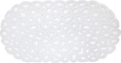 Estia Bathtub Mat with Suction Cups White 35x68cm