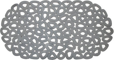 Estia Bathtub Mat with Suction Cups Gray 35x68cm