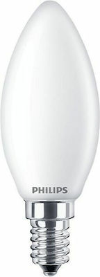 Philips LED Bulbs for Socket E14 and Shape B35 Cool White 806lm 1pcs