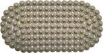 San Lorentzo SLS130 Bathtub Mat with Suction Cups Beige 36x70cm