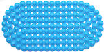 San Lorentzo SLS130 Bathtub Mat with Suction Cups Blue 36x70cm