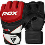 RDX F12 Γάντια ΜΜΑ Δερμάτινα Κόκκινα