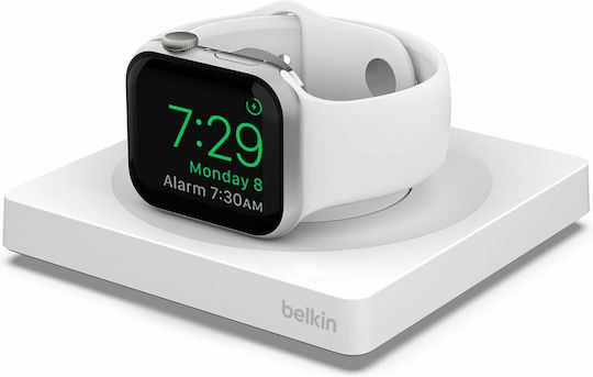 Belkin Portable Quick Charger WIZ015BTWH Wearable Charger Apple Watch Whiteς