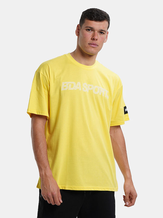 Body Action Men's Short Sleeve T-shirt Yellow