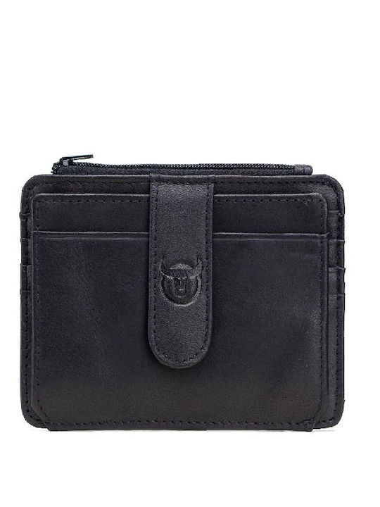 Leather Men's Wallet Classic with RFID Black