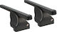 Cam Cam Metallic Parallel Roof Bars 5D 2006 2010 Set for Ford Galaxy 5D with Roof Rack Legs Black