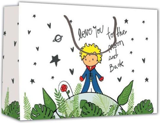 Next Little Prince Paper Bag for Gift White 36x12x36cm.