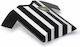 PartyDeco 86761 Papier Box für Geschenke mit Motiv "Fußball" Schwarz 11x2.5x12cm. 6Stück