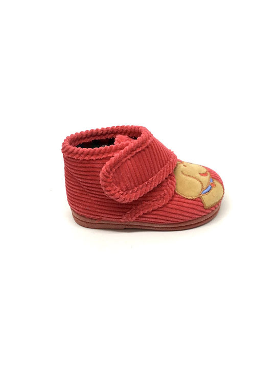 Adam's Shoes Anatomic Kids Slipper Ankle Boot Red