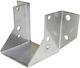 F.F. Group Metal Pergola Beam Shoe 5x5cm