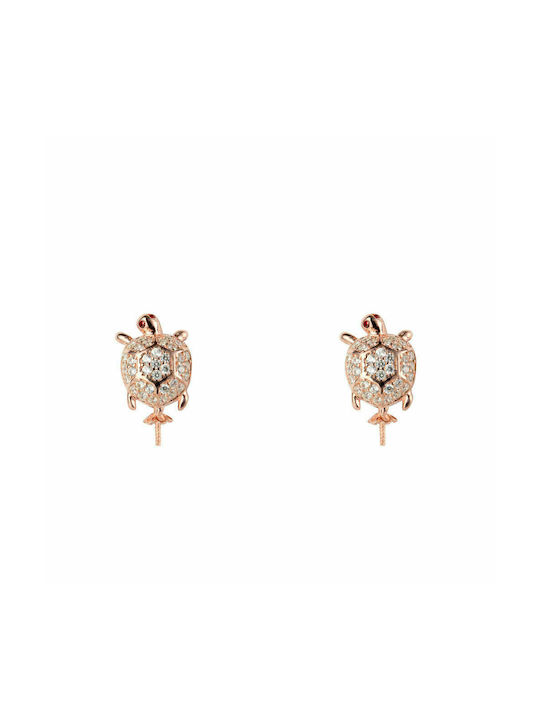 Lancaster Italia Earrings made of Silver Gold Plated with Stones