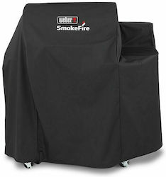 Weber Grillabdeckung Schwarz Kompatibel mit Pellet SmokeFire EX4 aus Polyester 119.38cmx78.74cmx111.76cm