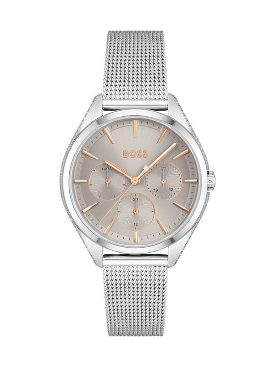 Boss Saya Women's Watch with Silver Metal Bracelet