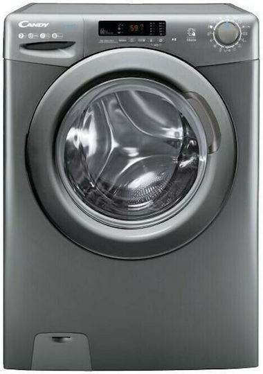 Candy Washing Machine 7kg 1200 Rounds Kg Detector Gray CS 1272DRRE/1-S