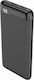 Setty Power Bank 10000mAh 10W με 2 Θύρες USB-A Μαύρο