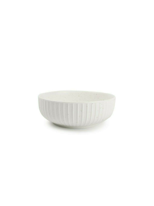 Salt & Pepper Ora Serving Bowl Round made of Porcelain White with Diameter 15.5cm 2pcs