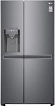 LG GSLV30DSXM Ψυγείο Ντουλάπα 634lt NoFrost Υ179xΠ91.3xΒ74.3εκ. Inox