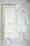 Piccolino Baptism Towel Set Aphrodite Εκρού