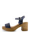 Sandalen Blau
