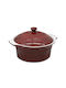 TnS Dutch Oven Round Ceramic Red 30x30cm 1pcs