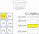 GTSA Polypropylene Gastronorm GN1/6 H150mm