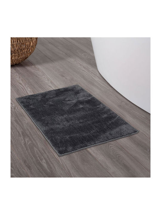 Sealskin Αντιολισθητικό Πατάκι Μπάνιου Microfiber Doux 800115 Dark Grey 50x80εκ.