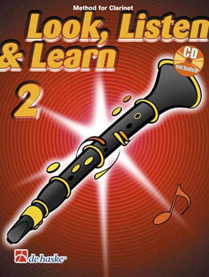 De Haske Look Listen & Learn part 2 - Clarinet Μέθοδος Εκμάθησης για Πνευστά + CD